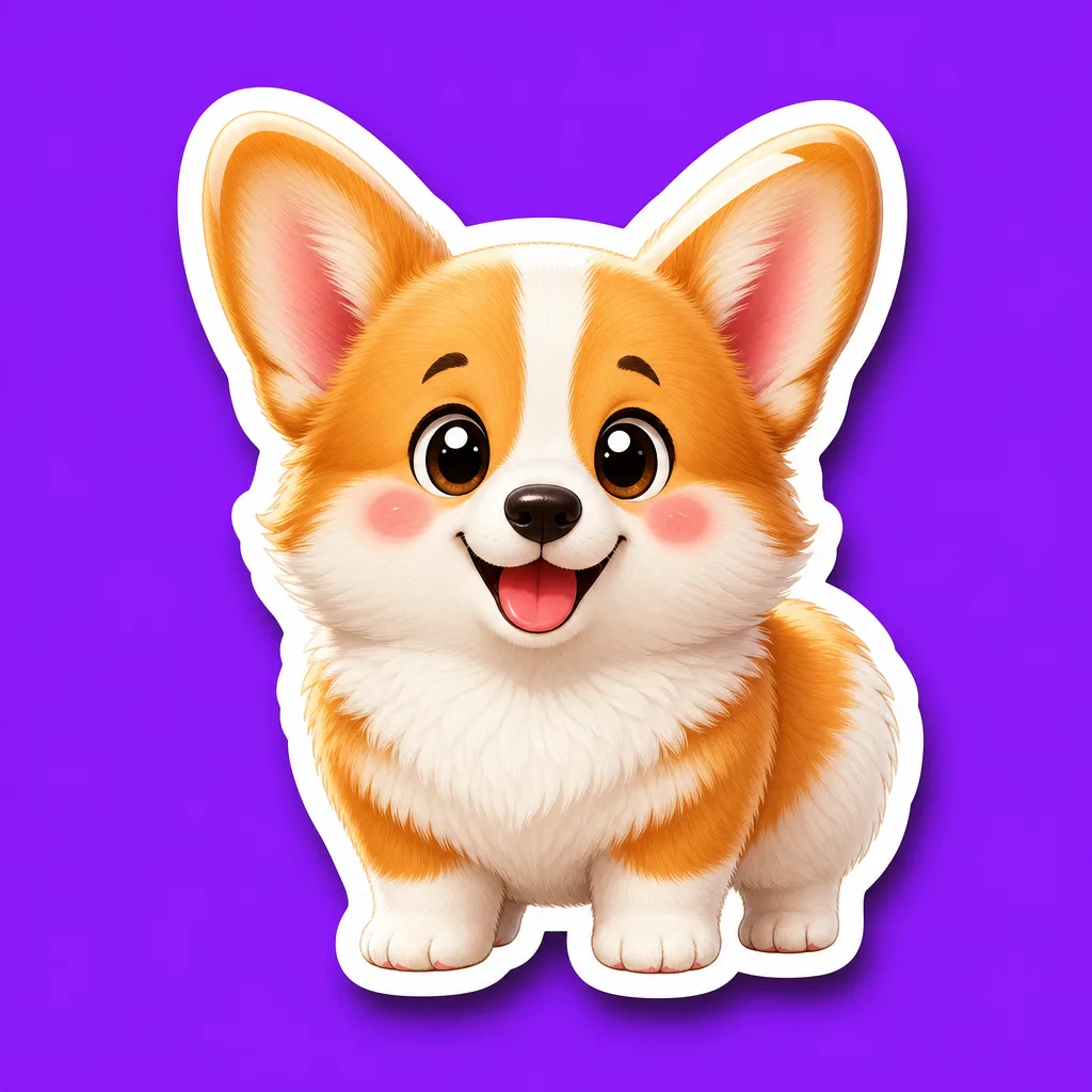 sticker style mascot generated with Mascot Design